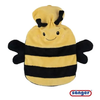 Sänger Hot Water Bottle Fluffy Cover 0.8L Abby Bee