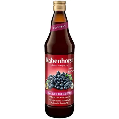 Rabenhorst Forest mustikka äiti mehu orgaaninen 750 ml