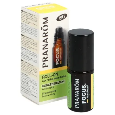 Pranarom aromaboost roll-on focus bio 5 ml