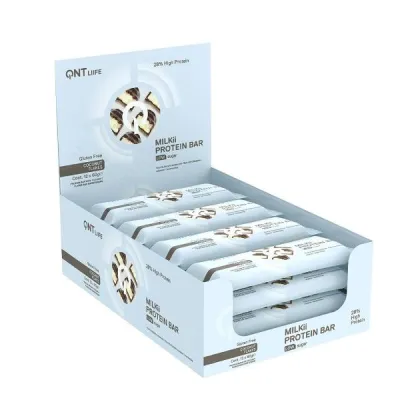 QNT蛋白质牛奶28％低糖可可风味12 x 60 g