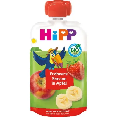 Hipp Hippis Çilek Muz Elma BTL 100 G