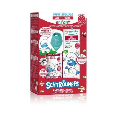 Puressentiel Anti-Bite Smurf Set Anak/Bayi