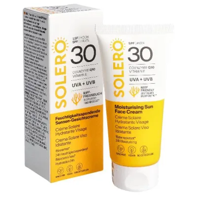 קרם פנים סולרו לשמש לחות SPF30 50 מ