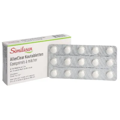 Similasan AllerClear טבליות לעיסה כתום 30 יח '