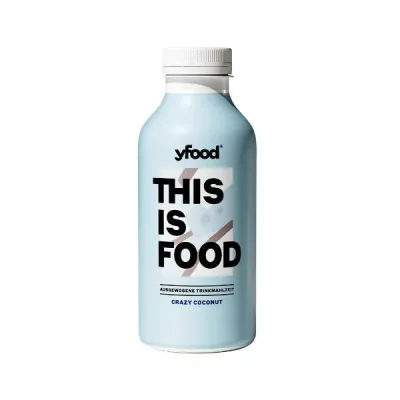ארוחה של שתיית yfood קוקוס מטורף 500 מ