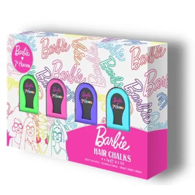 7th Heaven Hair Chalks Barbie 4 Stk