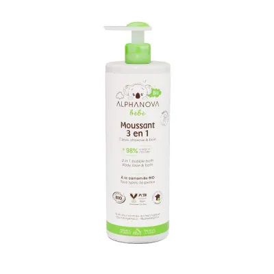 ការងូតទឹក alphenova bb 3 ក្នុង 1 ងូតទឹក 400 មីលីលីត្រ