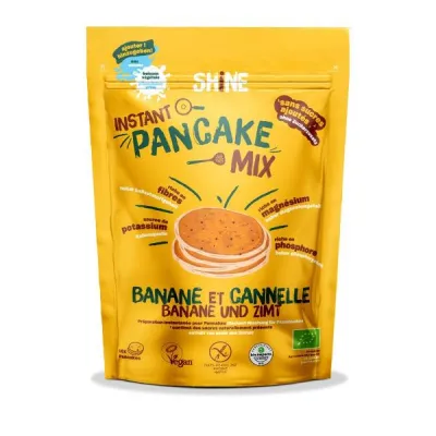 SHINE Instant Pancake Mix Banana&Cinnamon ORGANIC 300 g