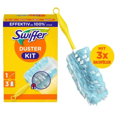 Swiffer Starter Starter Starter Starter Set Set + 3 מטליות