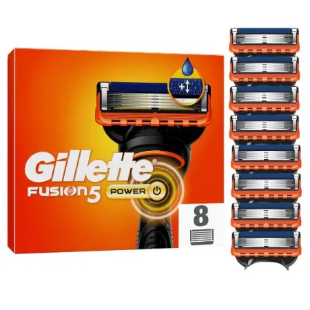 GILLETTE Fusion5 Power System Razor (n) 8 pcs