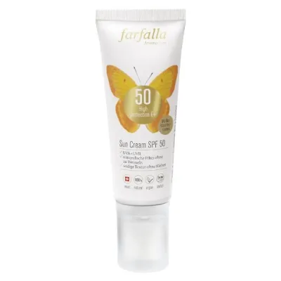 קרם השמש של Farfalla SPF50 צינור 80 מ
