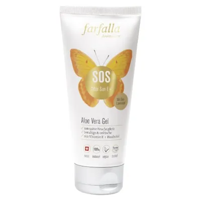 Farfalla después del gel solar aloe vera tb 100 ml