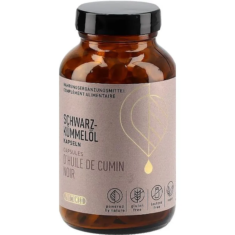 PHYTOMED Black Seed Oil Caps Glass 200 pcs