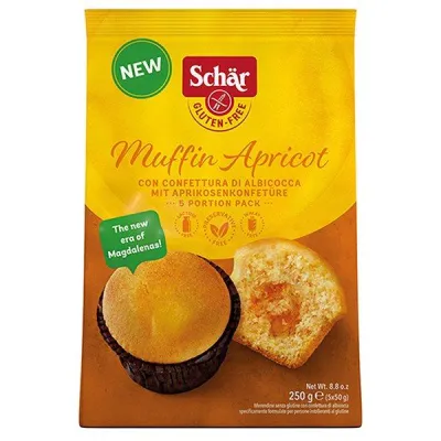 Schär muffin aprikot gluten -bebas 250 g