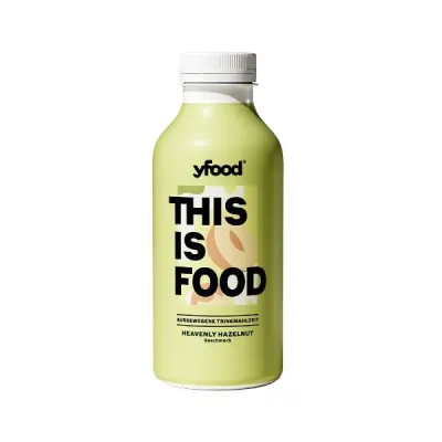 ארוחה של שתיית yfood שמימיים אגוזי לוז fl 500 מ