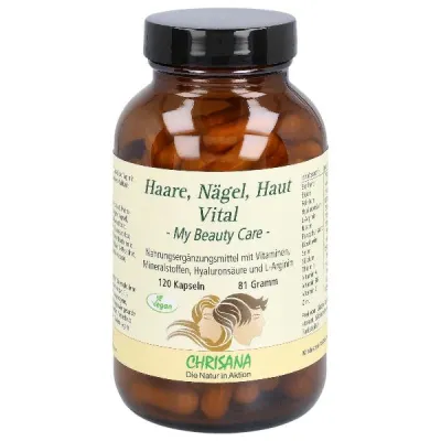 Chrisana Hair uñas piel kaps vitales 120 pcs