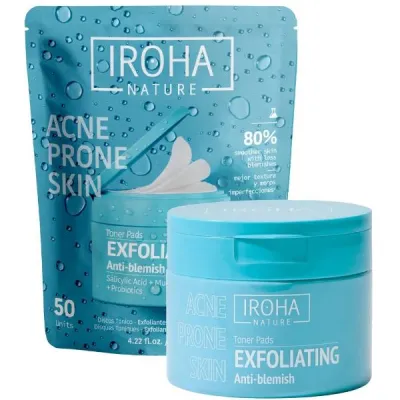 IROHA Nature Acne Prone Toner Pads Salyc Ac 50 Pieces