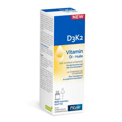 PileJe D3K2 Vitamin Oil FL 20 mL