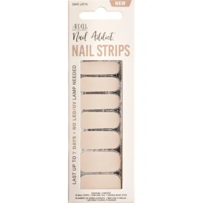 Ardell Nail Addict Strips咖啡咖啡拿铁16 PCS