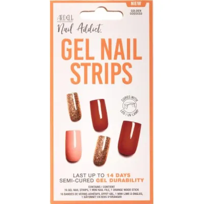 Ardell Nail瘾君子凝胶条金女神16个PC