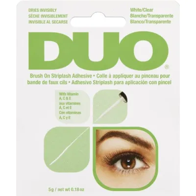 Duo sikat perekat bening dengan vitamin 5 g