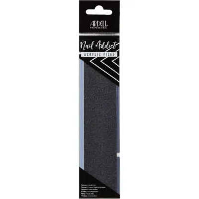 ARDELL Nail Acrylic File Black Padded 2 Pcs