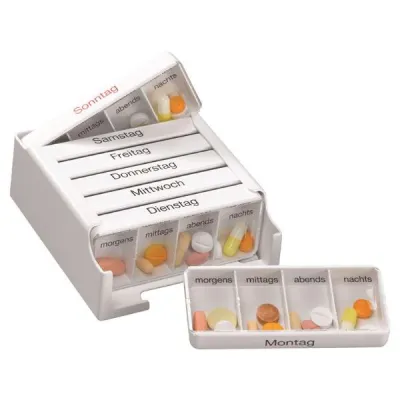 Medi-7 drogas doser 7 días D/F/I White (N)