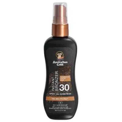 Gel australiano de spray de oro con Bronz SPF30 100 ml