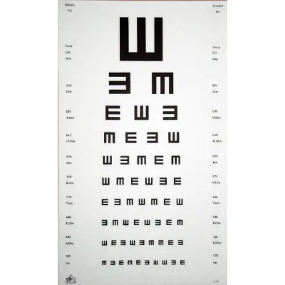 OCULUS Vision Test Chart E/M