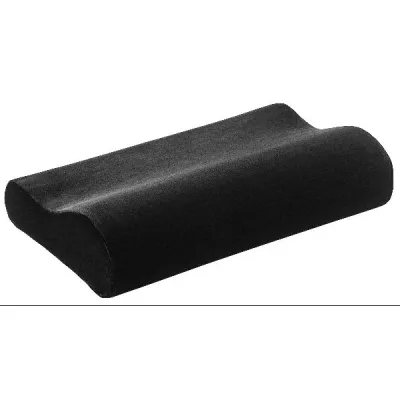 ELSA Neck Pillow 50x11cm Velvet Cover Black
