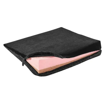 Elsa Wedge Pillow Special 37x37x8/1cm Schw M Knob