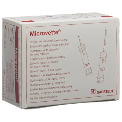 Microvetas 100 hematología potasio-EDTA 100 PCS