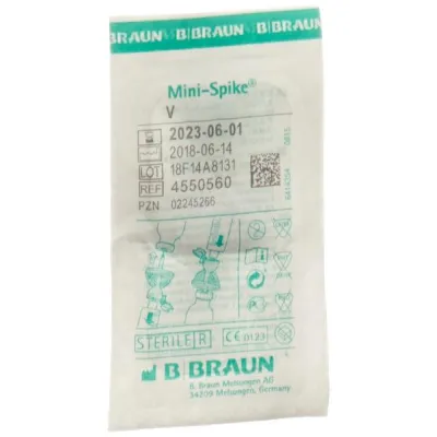 MINI SPIKE V Sampling Needle with Green Valve