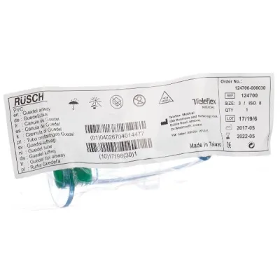 RÜSCH Oropharyngeal Tube Güdel Size 3 PVC