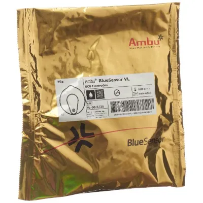 AMBU BLUE SENSOR ECG Electrode VL Push Button 25 Pcs
