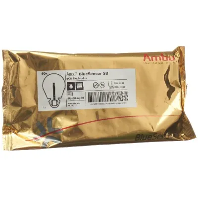 חיישן כחול Ambu Ecg אלקטרודות Su Banana Plug 60 PCS