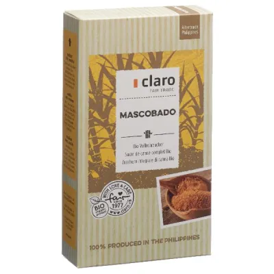 CLARO Mascobado Whole Cane Sugar Organic 500 g