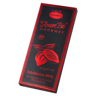 Liebharts Edelbitt Schoko 99% Cocoa Table Organic 80 G