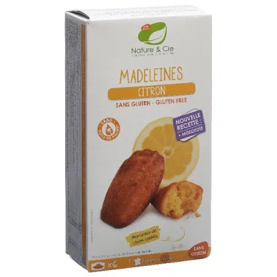 NATURE&CIE Madeleines Lemon Gluten-Free 6 x 25 g