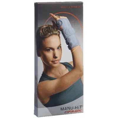 SPORLASTIC Manu Hit M 18cm right platinum