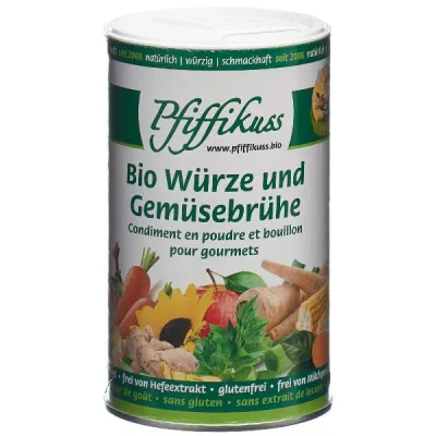 Pfiffikuss Gourmet מפזרים תיבול מרק ירקות אורגני 250 גרם