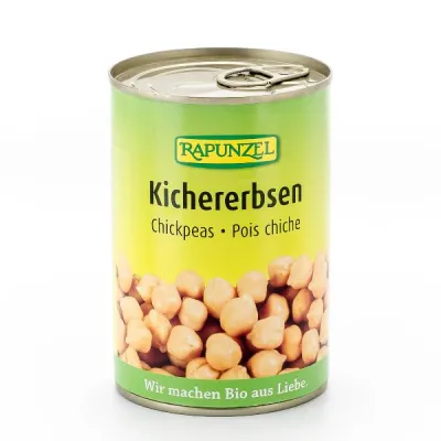 RAPUNZEL Chickpeas Ready Cooked Can 400 g