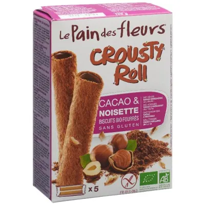 Crusty roll cacao avellnut orgánico GF 125 g