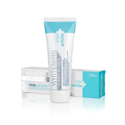 Edel+blancos anti-placa+pasta de dientes blanqueador de 75 ml
