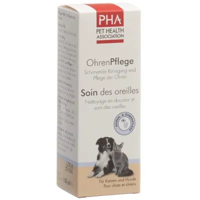 PHA Ear Care Drops for Dogs and Cats 100 ml