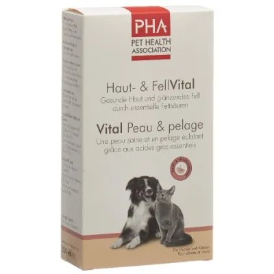 PHA Skin and Coat Vital Solution for Dogs and Cats 250 ml