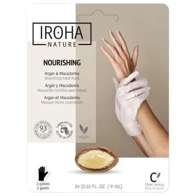 Iroha Hands & Feet Ręczna maska rękawiczka odżywcza 2 x 9 ml