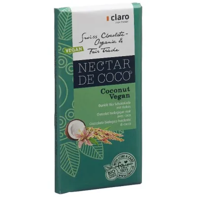 Claro Chocolate Coco Fairtrade Bio 100 G