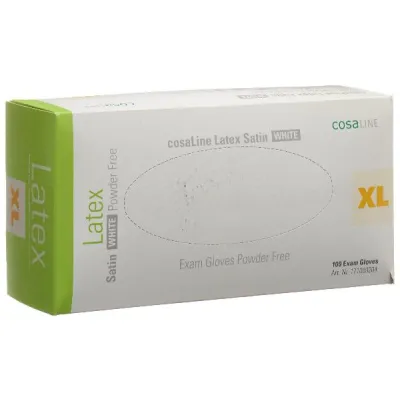 Cosaline UHS XL Látex Sat White Powderf 100 PCS