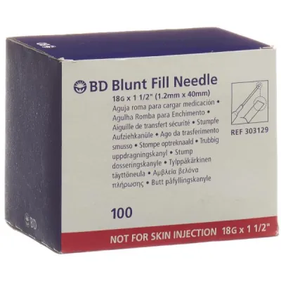 BD Blunt Fill Safety Underproofing Congress 100 Stk